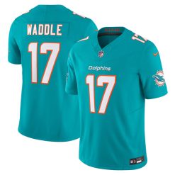 Alternative view of Jaylen Waddle Miami Dolphins Aqua Vapor F.U.S.E Limited Jersey - All Stitched