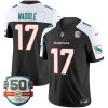 Jaylen Waddle Miami Dolphins Alternate Black Vapor F.U.S.E Limited Jersey - All Stitched