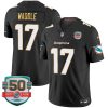 Jaylen Waddle Miami Dolphins Black "Gold Trim" Vapor F.U.S.E Limited Jersey - All Stitched