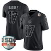 Jaylen Waddle Miami Dolphins Black RLFCTV Limited Jersey - All Stitched