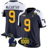 J.J. McCarthy Michigan Wolverines 1000 Wins Patch Stitched Vapor F.U.S.E Limited Jersey - Alternate Navy