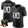 Michigan Wolverines 2024 Rose Bowl Champions Black Limited Custom Jersey - All Stitched