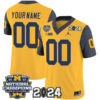 Michigan Wolverines 2023 National Champions Vapor F.U.S.E Limited Navy Sleeve Custom Jersey - All Stitched