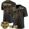 Michigan Wolverines 2023 National Champions Black Gold Custom Jersey - All Stitched