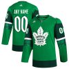 Toronto Maple Leafs Hockey St Patrick's Day Kelly Green Custom Jersey - All Stitched