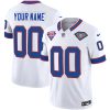 Custom Buffalo Bills 1994 Throwback Vapor F.U.S.E Limited White Jersey - All Stitched
