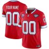 Custom Buffalo Bills 1994 Throwback Vapor F.U.S.E Limited Red Jersey - All Stitched