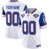 Custom Buffalo Bills 1994 Throwback Vapor F.U.S.E Limited Royal Sleeve Jersey - All Stitched