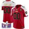Kansas City Chiefs Alternate Red Super Bowl LVIII Patch Custom Vapor F.U.S.E Limited Jersey - All Stitched