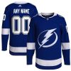 Custom Tampa Bay Lightning Home Royal Blue Jersey - All Stitched