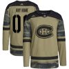Montreal Canadiens Hockey Military Appreciation Camo Custom Jersey - All Stitched