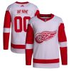 Detroit Red Wings Hockey Away White Custom Jersey - All Stitched
