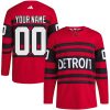 Detroit Red Wings Hockey Reverse Retro 2022 Red Custom Jersey - All Stitched