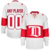 Detroit Red Wings Hockey 2009 Winter Classic White Custom Jersey - All Stitched
