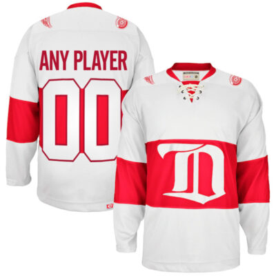 Detroit Red Wings Hockey 2009 Winter Classic White Custom Jersey - All Stitched