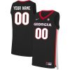 Georgia Bulldogs College Basketball Black Custom Jersey - All Stitched