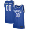 Custom Duke Blue Devils Basketball Royal Away Jersey - All Stitched