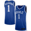 Zion Williamson Duke Blue Devils Royal Blue Jersey - All Stitched