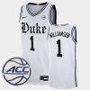 Zion Williamson Duke Blue Devils Basketball White Limited Jersey - All Stitched