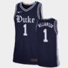 Zion Williamson Duke Blue Devils Navy Limited Jersey - All Stitched
