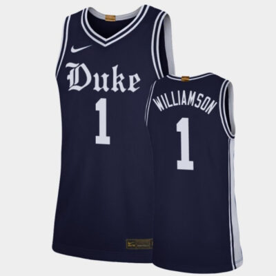 Zion Williamson Duke Blue Devils Navy Limited Jersey - All Stitched