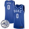 Jayson Tatum Duke Blue Devils Basketball Limited Blue Jersey - All Stitched