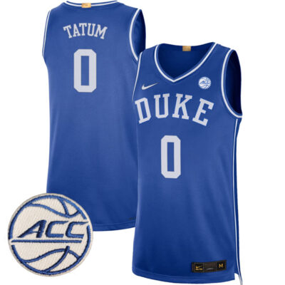 Jayson Tatum Duke Blue Devils Basketball Limited Blue Jersey - All Stitched