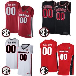 Georgia Bulldogs Basketball Custom Jersey