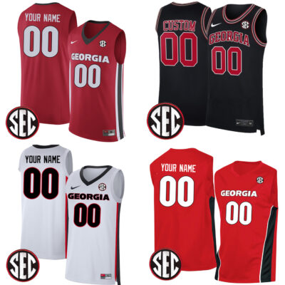 Custom Georgia Bulldogs Basketball Jerseys