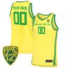 Oregon Ducks College Basketball Yellow Custom Jersey - All Stitched