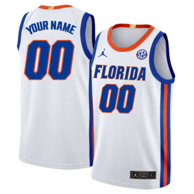 Florida Gators College Basketball Alumni Limited White Custom Jersey - All Stitched
