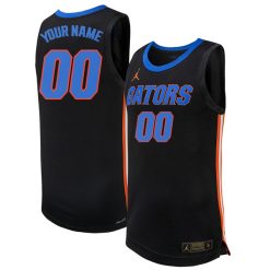 Alternative view of Florida Gators College Basketball Alumni Limited Black Custom Jersey - All Stitched