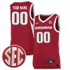 Arkansas Razorbacks College Basketball Cardinal Game Custom Jersey - All Stitched