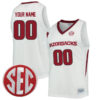 Arkansas Razorbacks College Basketball Alumni Commemorative Retro White Custom Jersey - All Stitched