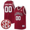 Arkansas Razorbacks College Basketball Alumni Commemorative Classic Retro Cardinal Custom Jersey - All Stitched