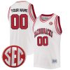 Arkansas Razorbacks College Basketball Alumni Commemorative Classic Retro White Custom Jersey - All Stitched