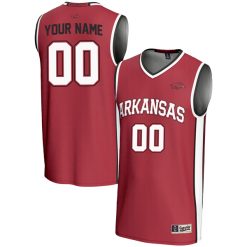 Alternative view of Arkansas Razorbacks College Basketball Gameday Cardinal Custom Jersey - All Stitched