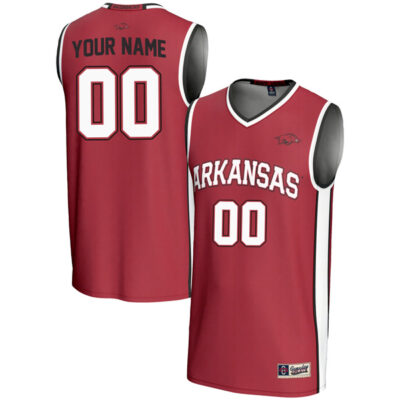 Alternative view of Arkansas Razorbacks College Basketball Gameday Cardinal Custom Jersey - All Stitched