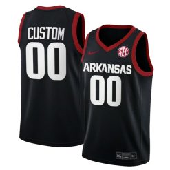 Arkansas Razorbacks College Basketball Black Limited Custom Jersey - All Stitched