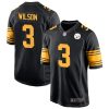Russell Wilson Pittsburgh Steelers Color Rush Game Jersey - All Stitched