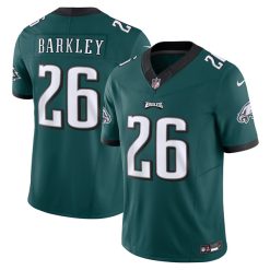 Saquon Barkley Philadelphia Eagles Midnight Green Vapor F.U.S.E Limited Jersey - All Stitched