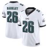 Saquon Barkley Philadelphia Eagles White Vapor F.U.S.E Limited Jersey - All Stitched