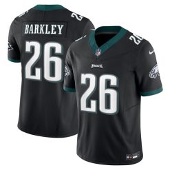 Saquon Barkley Philadelphia Eagles Black Vapor F.U.S.E Limited Jersey - All Stitched
