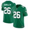 Saquon Barkley Philadelphia Eagles Green Throwback Vapor F.U.S.E Limited Jersey - All Stitched