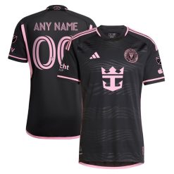 Inter Miami FC 2024/25 Away Custom Name & Number Jersey - Black