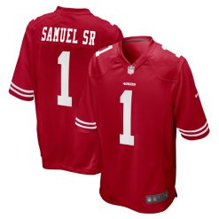 Deebo Samuel Sr. San Francisco 49ers Red Home Game Jersey - All Stitched