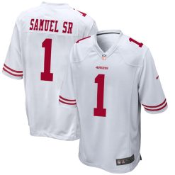 Deebo Samuel Sr. San Francisco 49ers White Road Game Jersey - All Stitched