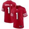 Deebo Samuel Sr. San Francisco 49ers Red Alternate Home Game Jersey - All Stitched