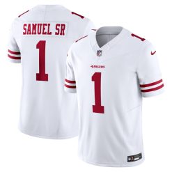 Deebo Samuel Sr. San Francisco 49ers White Road Vapor F.U.S.E Limited Jersey - All Stitched