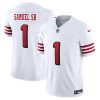 Deebo Samuel Sr. San Francisco 49ers White Color Rush Vapor Limited Jersey - All Stitched
